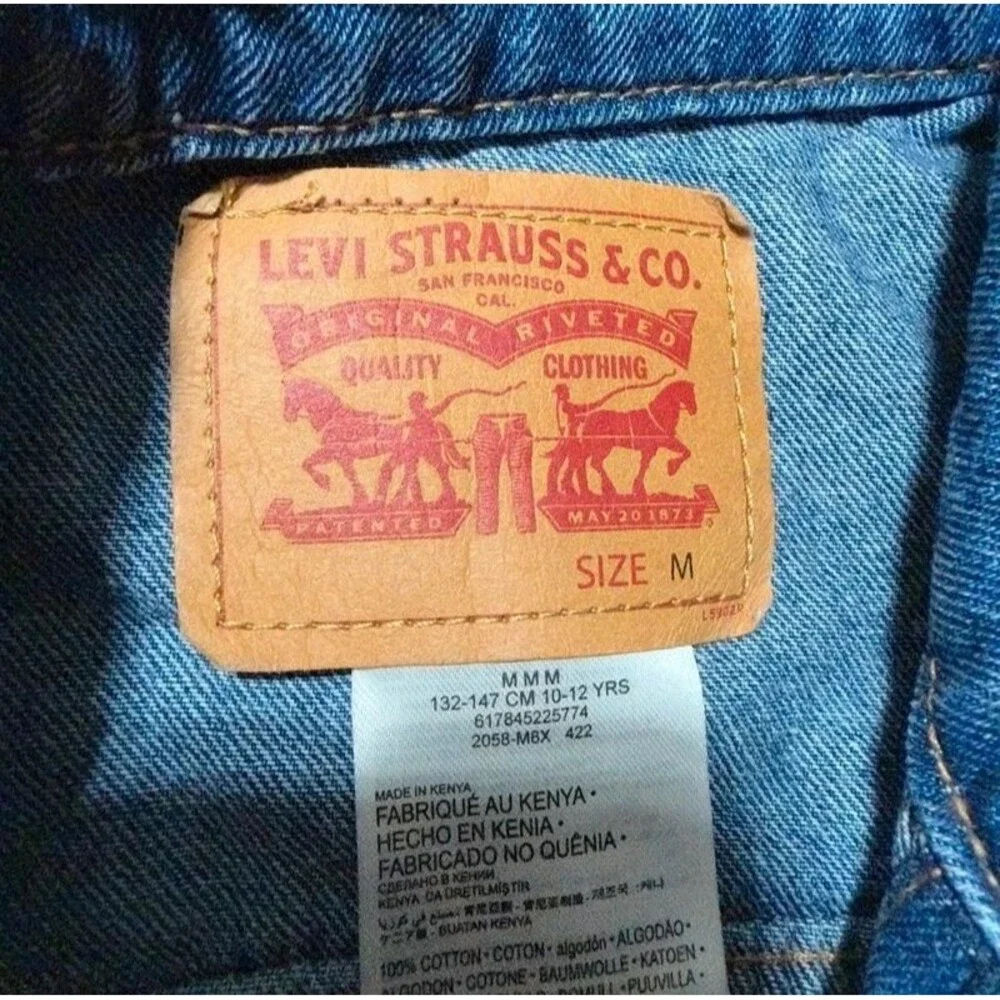 Levi’s Jean Jacket Boys Youth size Medium 10-12 New